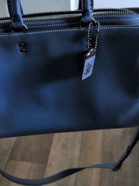 Coach Rare 1941 Rogue Deep Blue Briefcase